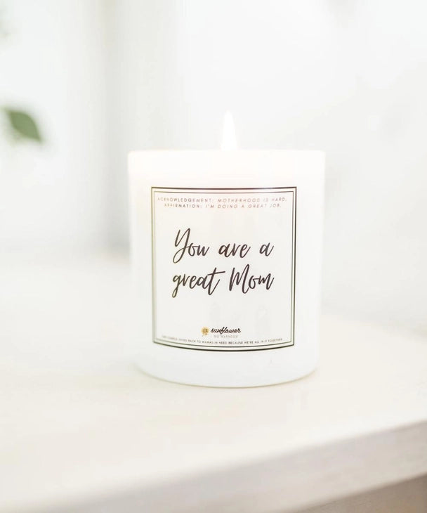 Sunflower Motherhood Great Mom Candle