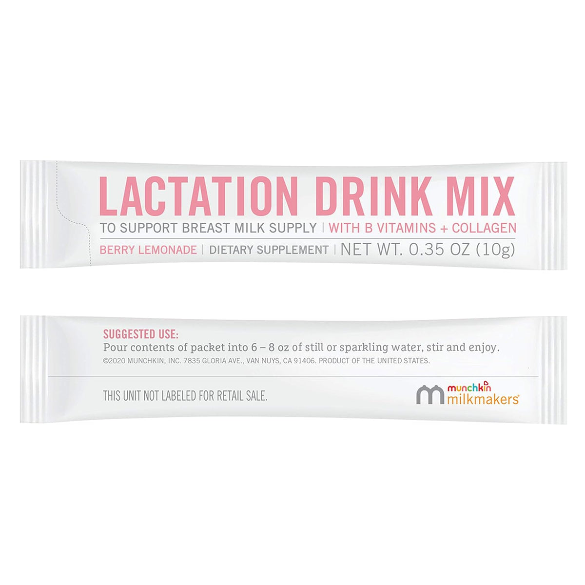 Munchkin Milkmakers Lactation Berry Lemonade Mix - Healthy