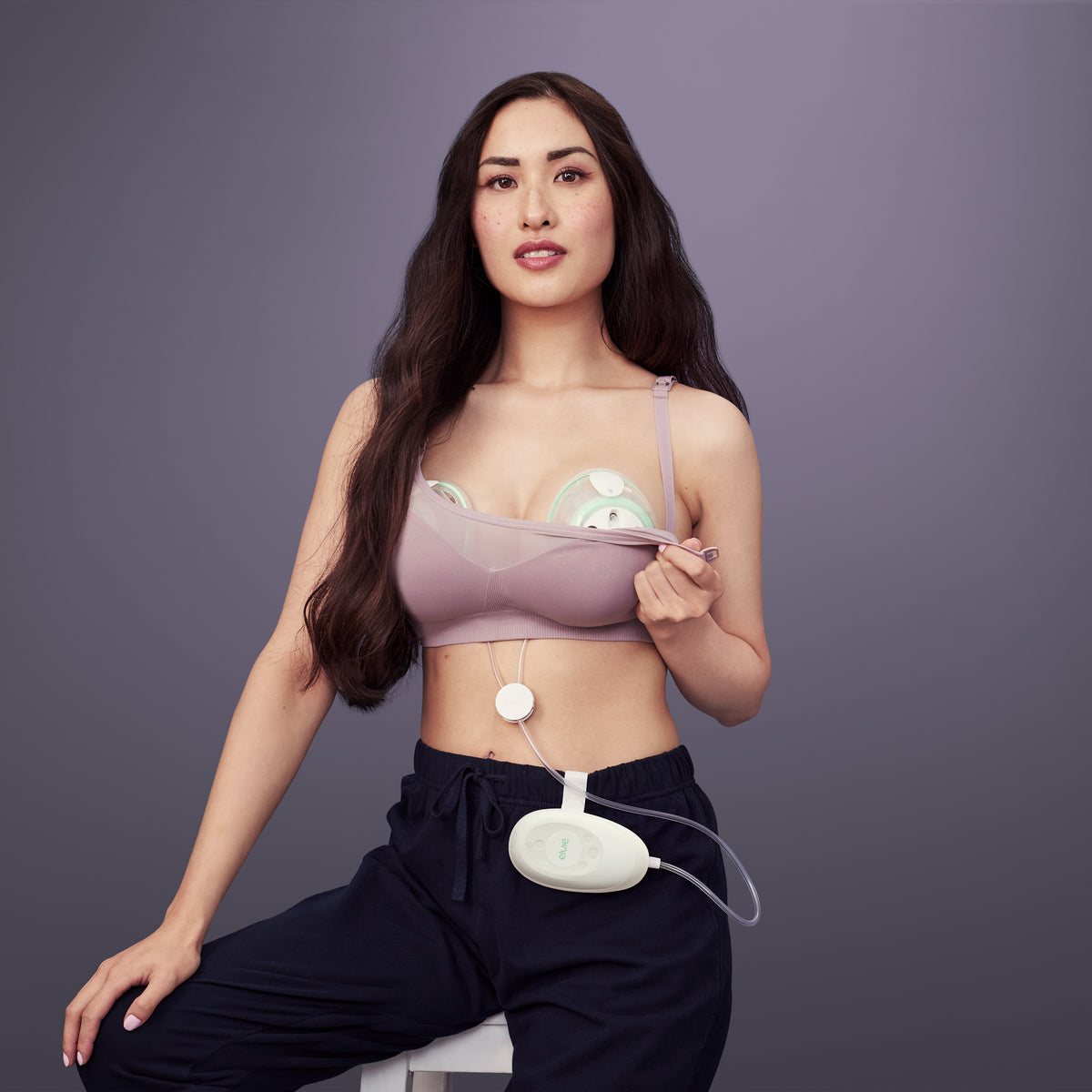 Elvie Wearable Hands-free Electric Breast Pump Kit with Elvie