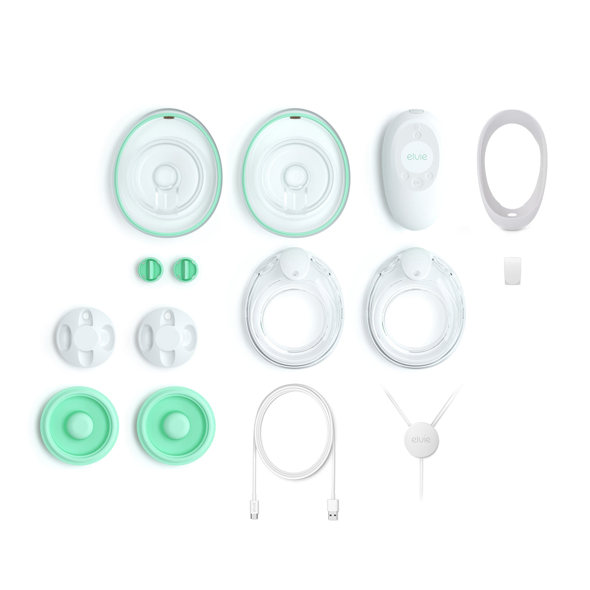 Elvie Stride Plus Hands-Free Hospital-Grade Electric Breast Pump