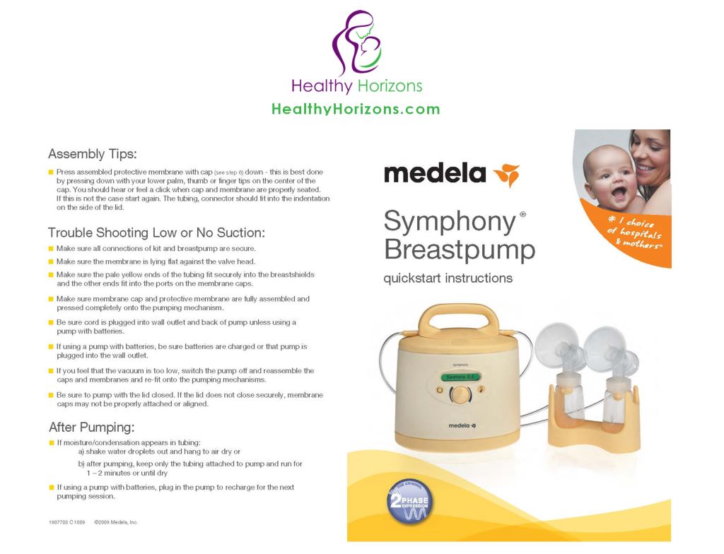medela handpumpe anleitung Laminated Mother's Room Guides