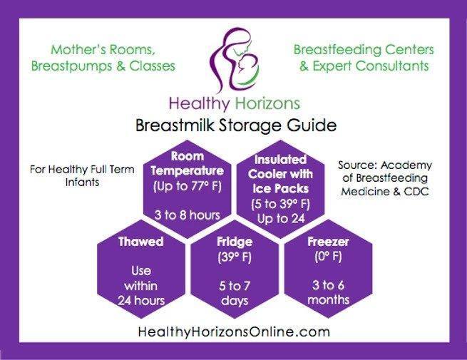 What Are My Breastmilk Storage Options? - Healthy Horizons Breastfeeding Centers, Inc.