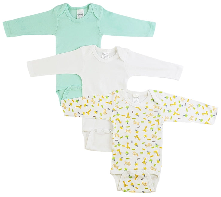 Bambini Longsleeve Onezie 3 Pack