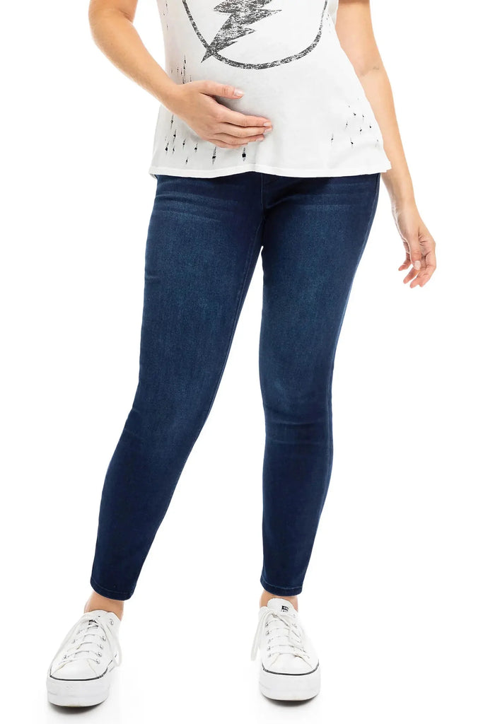1822 Denim Maternity & Postpartum Butter Skinny Jeans with Bellyband