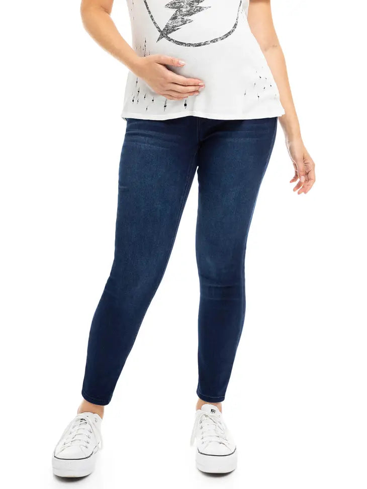 1822 Denim Maternity & Postpartum Butter Skinny Jeans with Bellyband