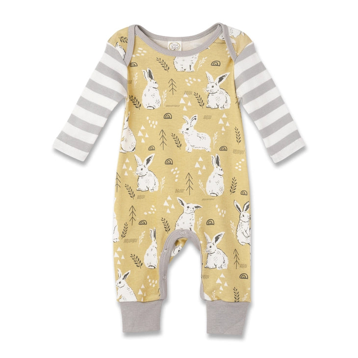 Tesa Babe Baby Easter Woodland Bunny Cotton Romper