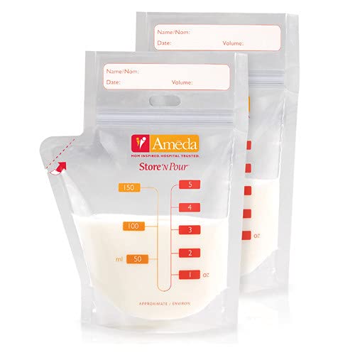 Ameda Store 'N Pour Breastmilk Storage Bags