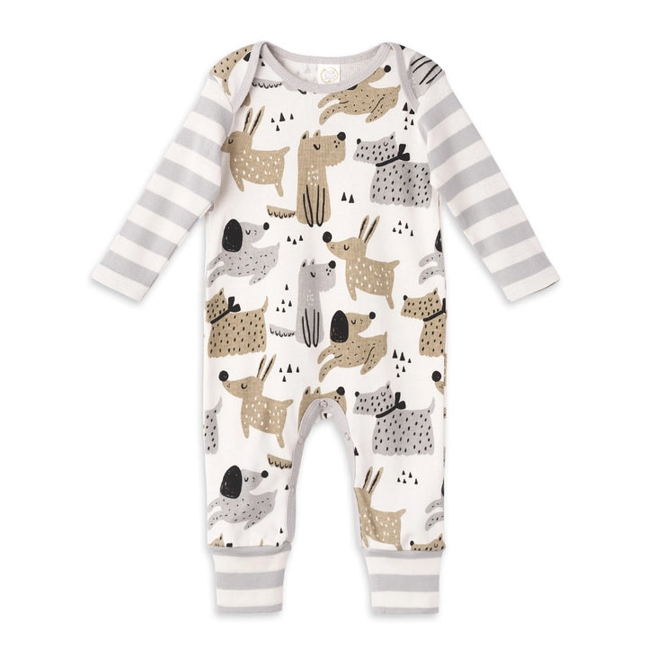 Tesa Babe Puppy Dogs Cotton Romper