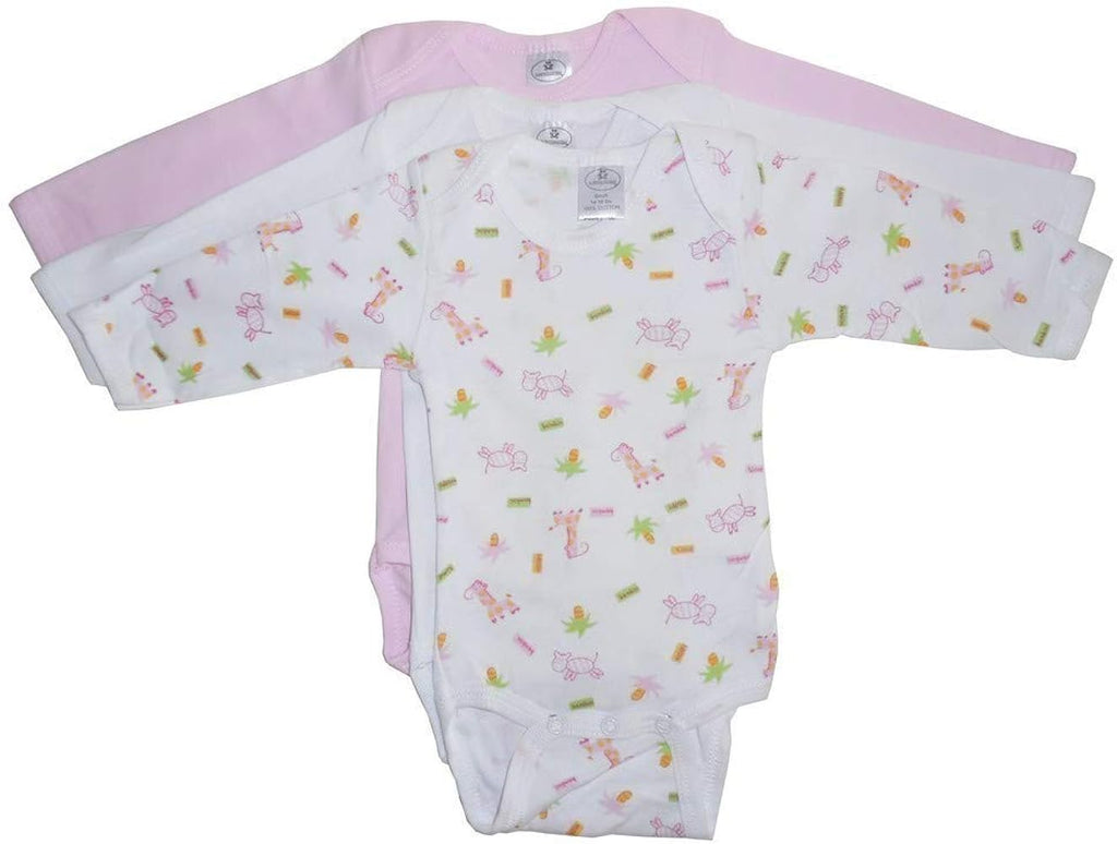 Bambini Longsleeve Onezie 3 Pack