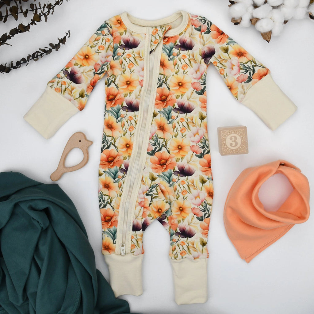 Earthy Organic Cotton 2 Way Zipper Sleeper