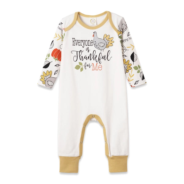 Tesa Babe Baby's Everyone Is Thankful For Me Cotton Romper