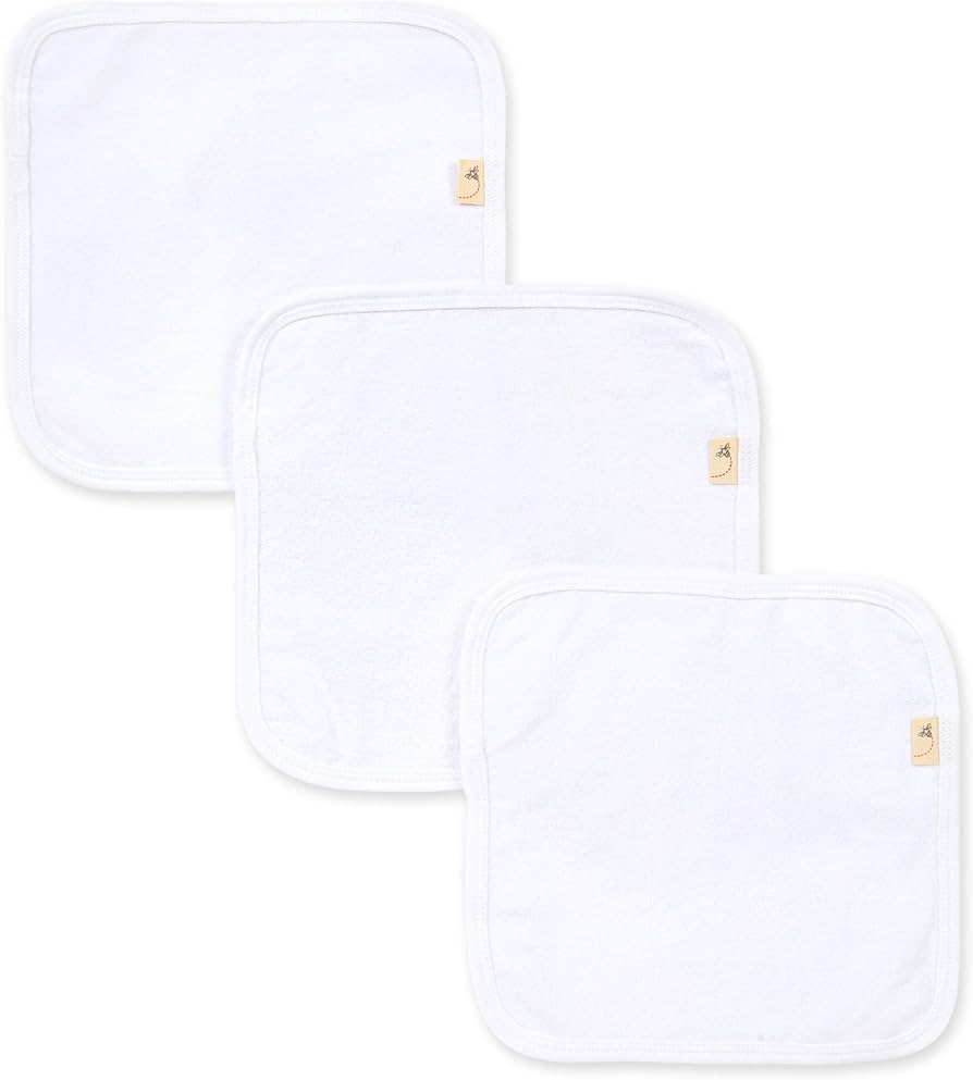 Burt's Bees Organic Baby Washcloths 3 Pack
