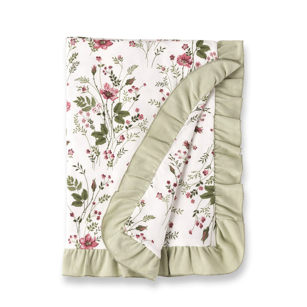 Tesa Babe Pretty Petals Bamboo Stroller Blanket