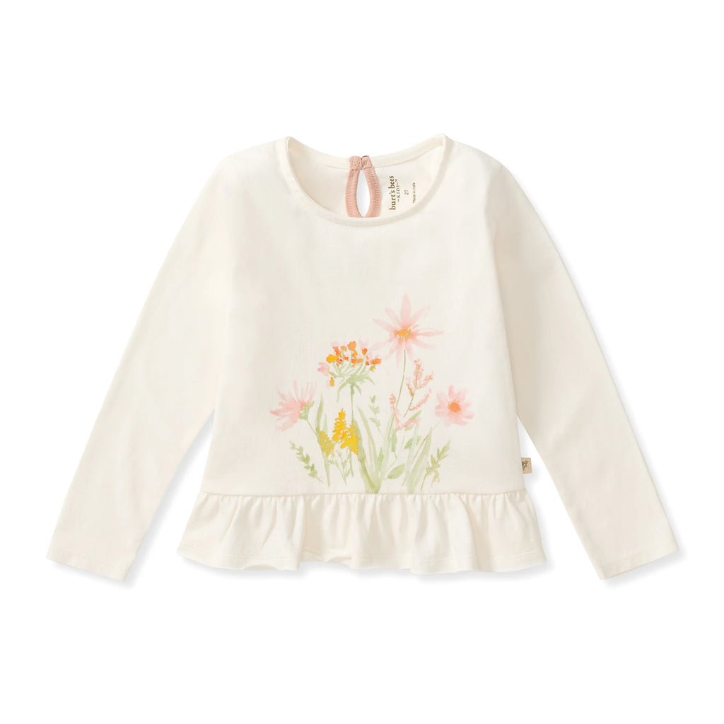 Burt's Bees Baby Floral Bouquet Tee