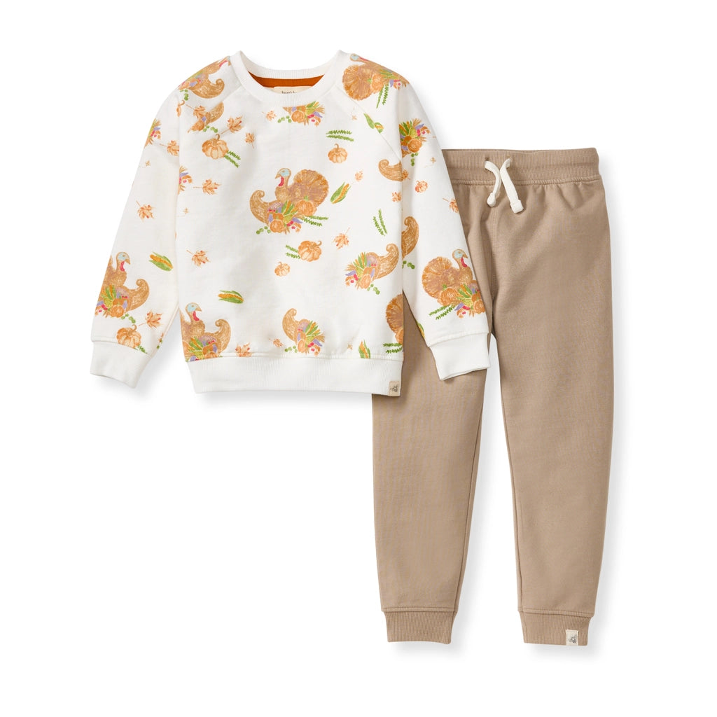 Burt's Bees Baby Happy Harvest Sweatshirt Set