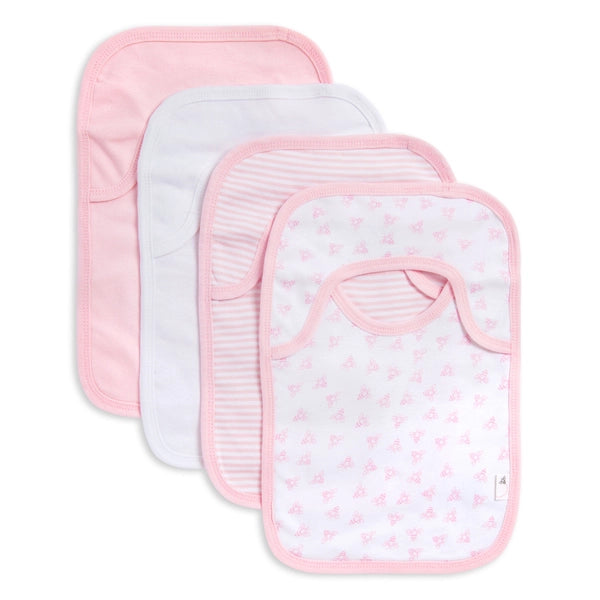 Burt's Bees Multi Pack Organic Cotton Pull On Bibs