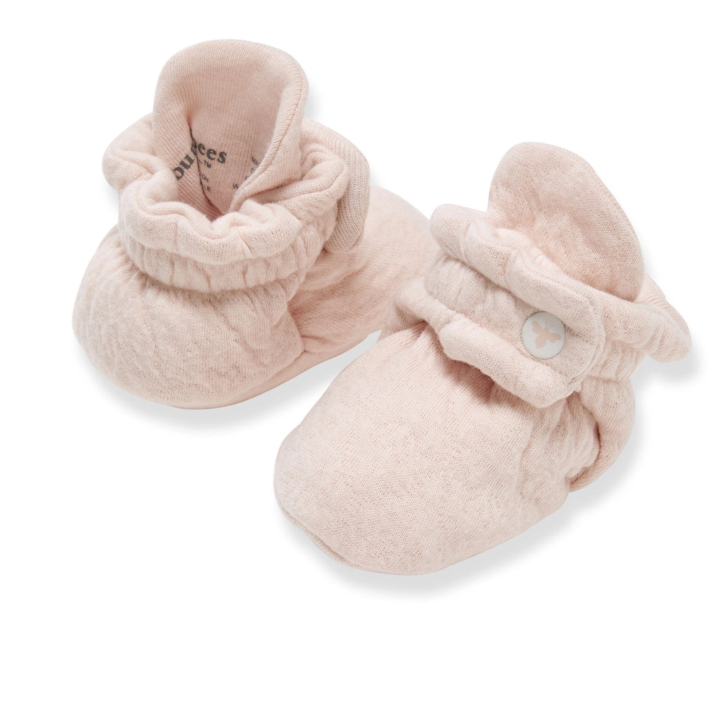 Burt's Bees Baby Quilted & Solid Booties