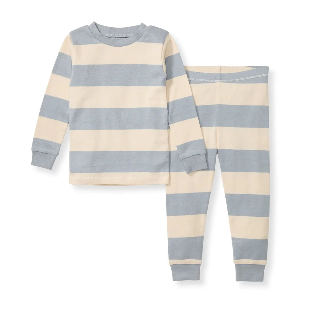 Burt's Bees Baby Rugby Stripe Pj Set