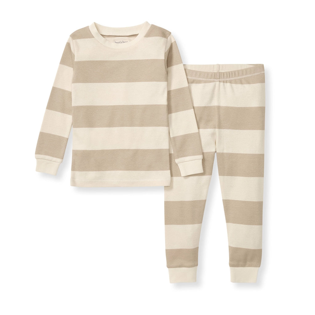 Burt's Bees Baby Rugby Stripe Pj Set