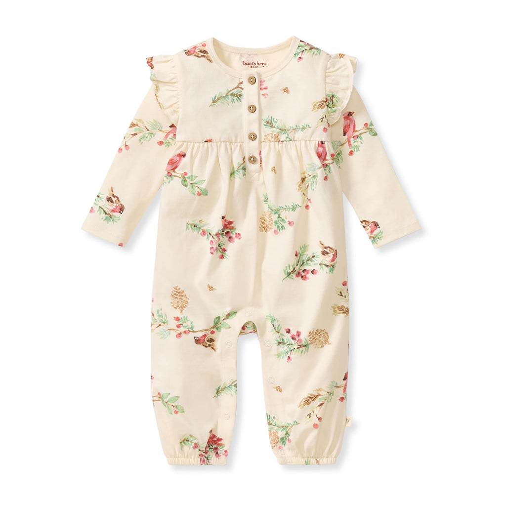 Burt's Bees Baby Winter Birds Jumpsuit