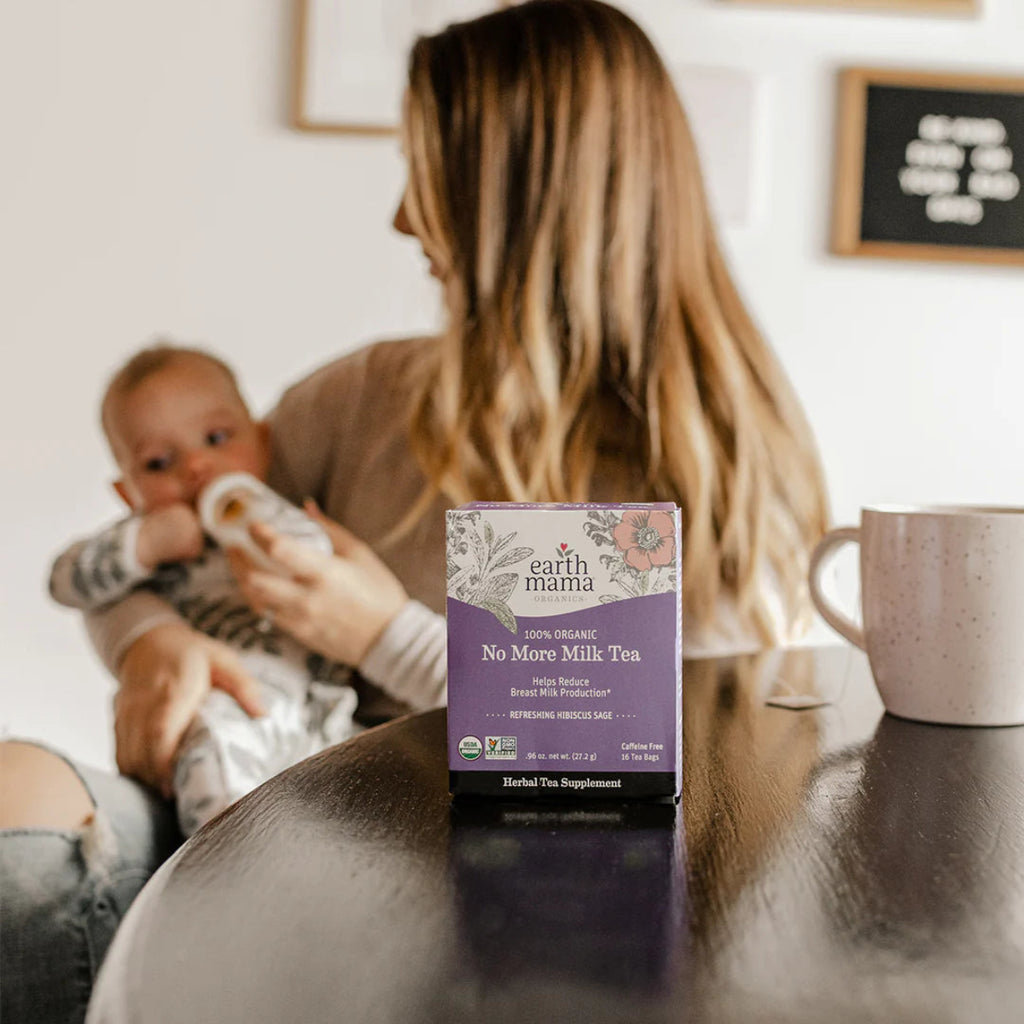Earth Mama Organic No More Milk Tea 16 bags - Healthy Horizons ...