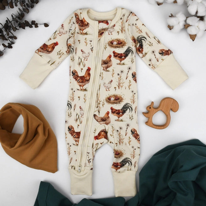 Earthy Organic Cotton 2-Way Zipper Sleeper