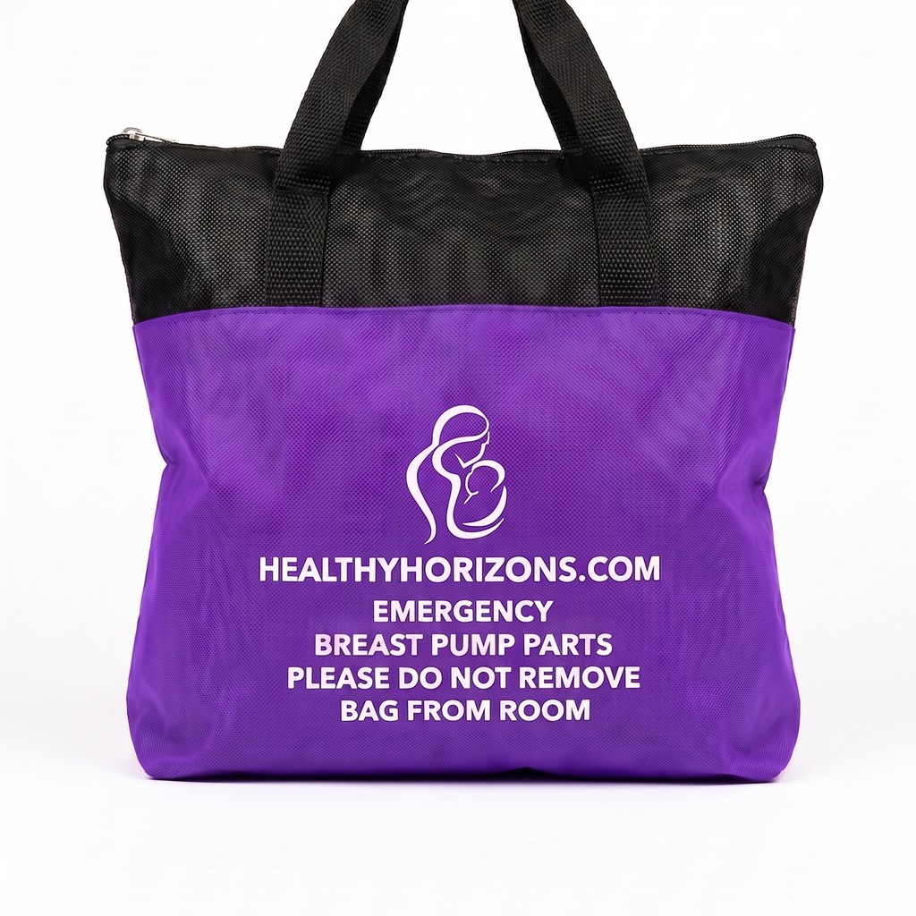 Healthy Horizons Spare Parts bag with spare parts for Medela