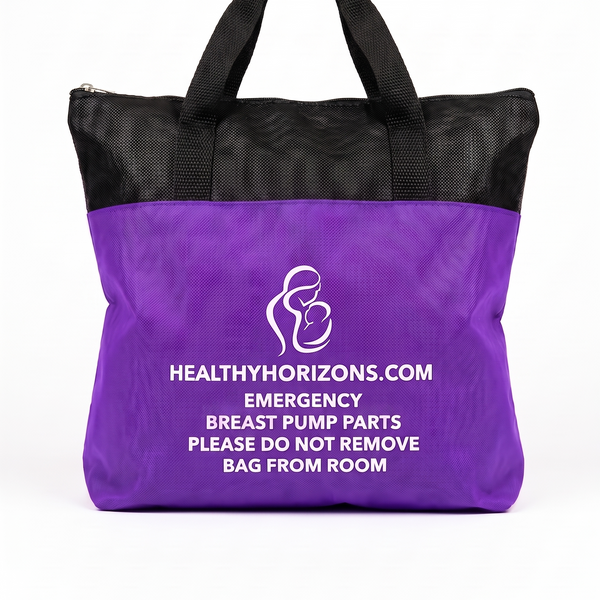 Healthy Horizons Spare Parts bag with spare parts for Medela