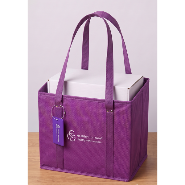 Healthy Horizons Breast Milk Cooler Travel Tote with Luggage Tag
