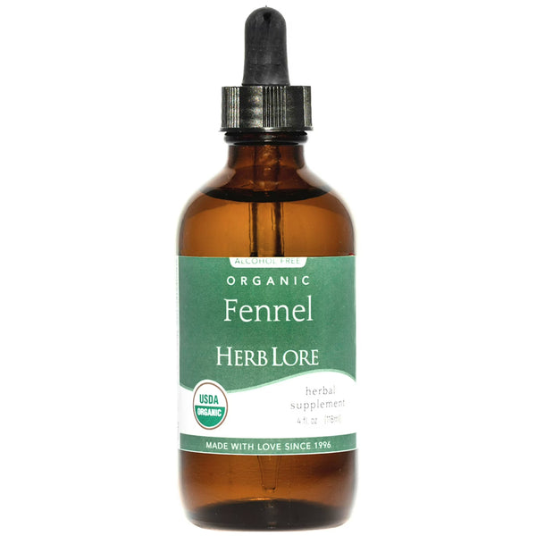 Herblore Fennel Tincture (Non-Alcohol) - Certified Organic
