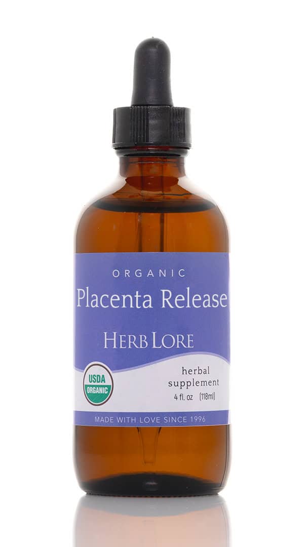 Herblore Placenta Release Tincture - Certified Organic