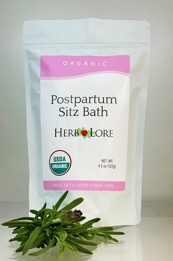 Herblore Postpartum Sitz Bath Herbs - Certified Organic