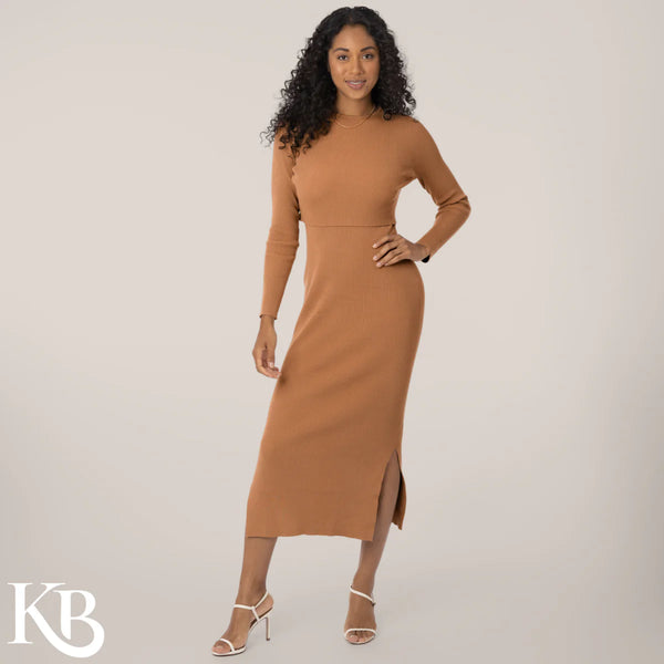 Kindred Bravely 2-in-1 Maternity and Nursing Midi Dress