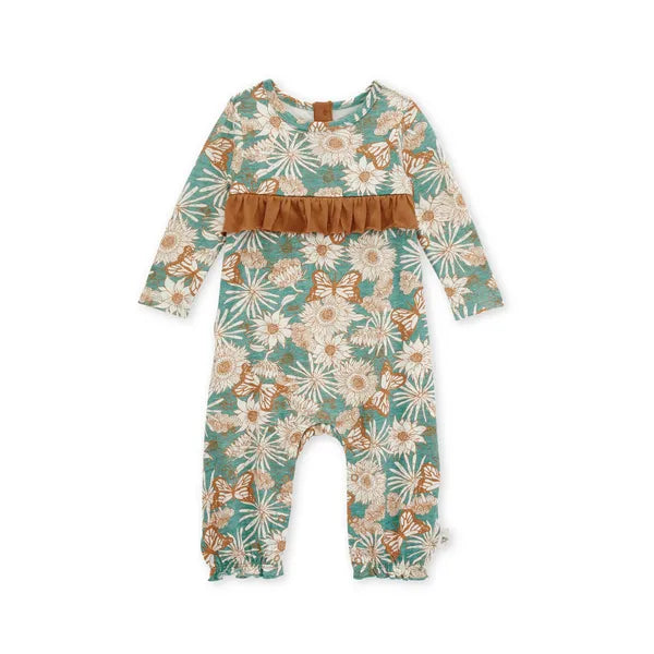 Burt's Bees Sunny Sunflowers Organic Baby Girl Jumpsuit