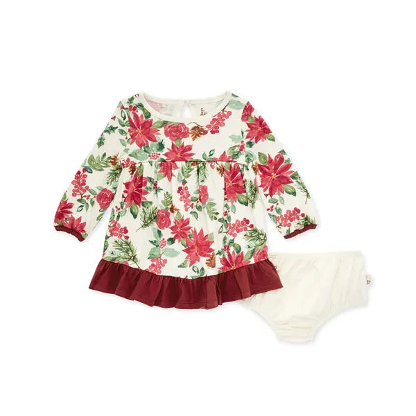 Burt's Bees Holiday Floral Organic Cotton Dress