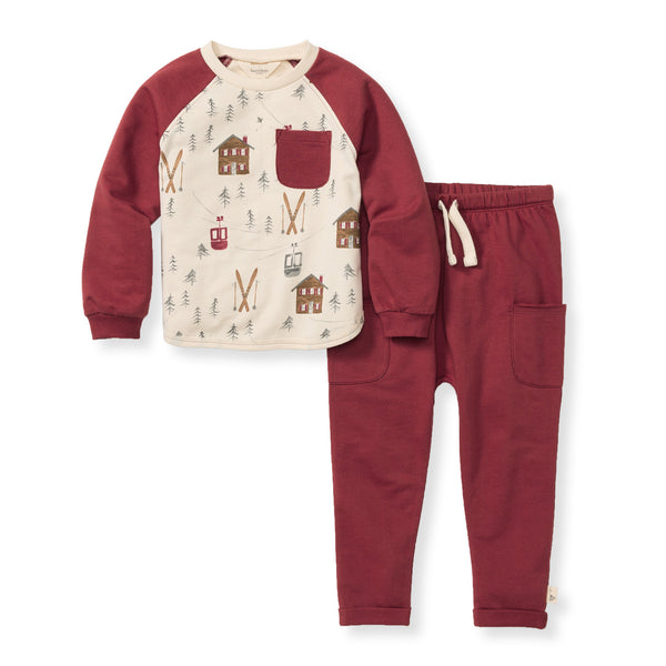 Burt's Bees Baby Holiday In The Alps Organic Cotton Set