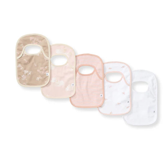 Burt's Bees Baby Multi Pack Organic Cotton Pull On Bibs