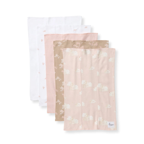 Burt's Bees Baby Burp Cloths 5 Pack