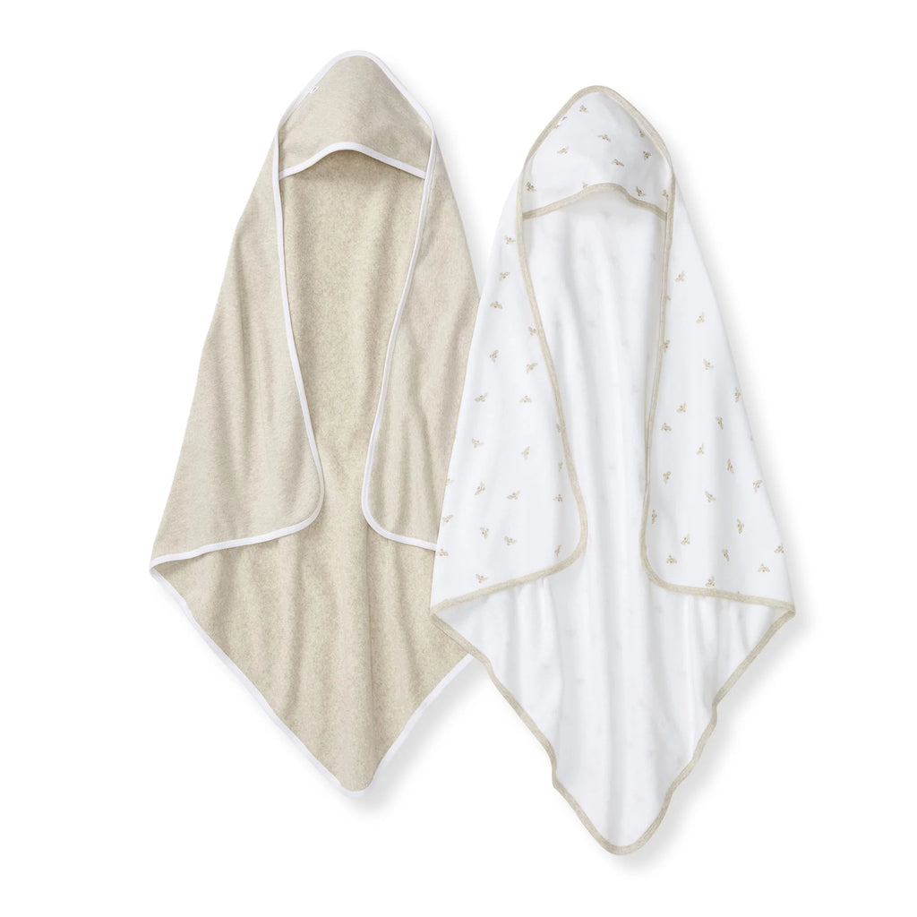 Burt's Bees Baby Organic Hooded Towel 2 Pack