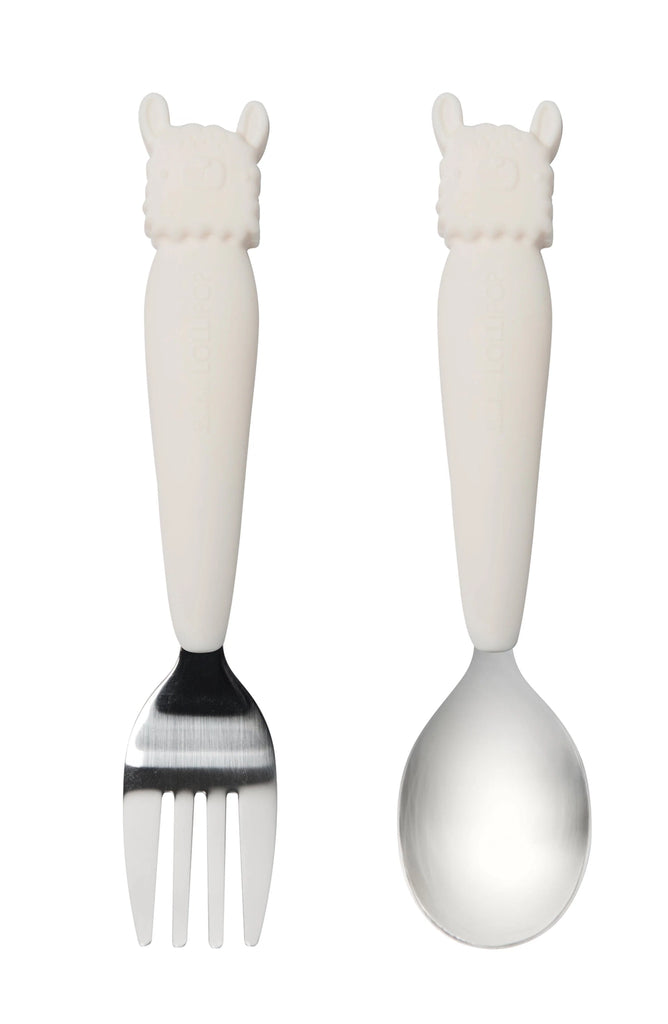 Loulou Lollipop Born to be Wild Kids Spoon and Fork Set