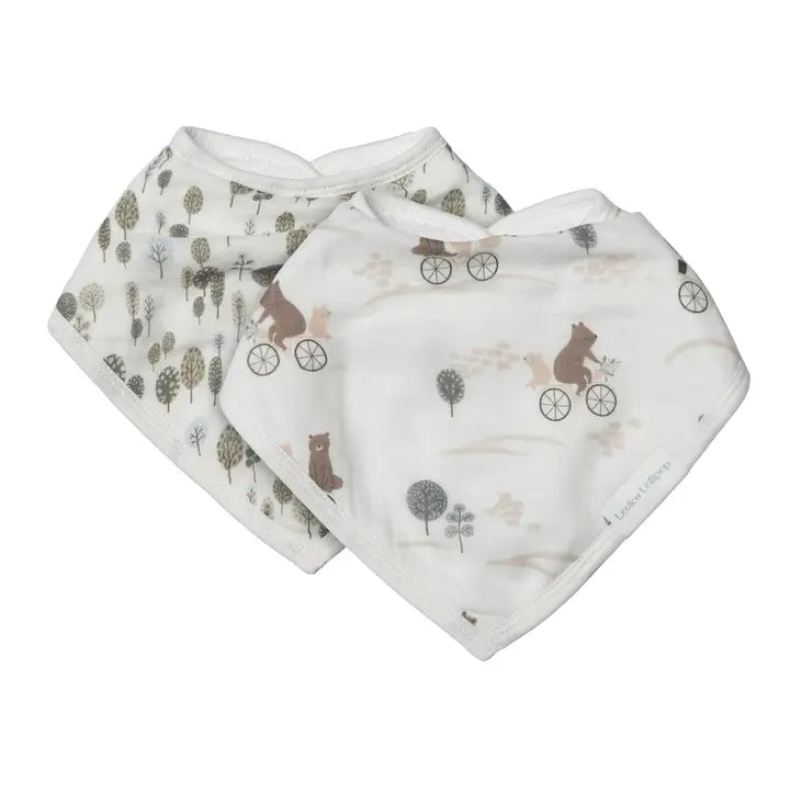 Loulou Lollipop Muslin Bandana Bib Set 2 Pack