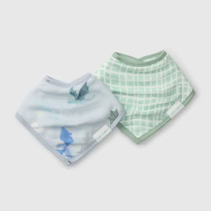 Loulou Lollipop Muslin Bandana Bib Set 2 Pack