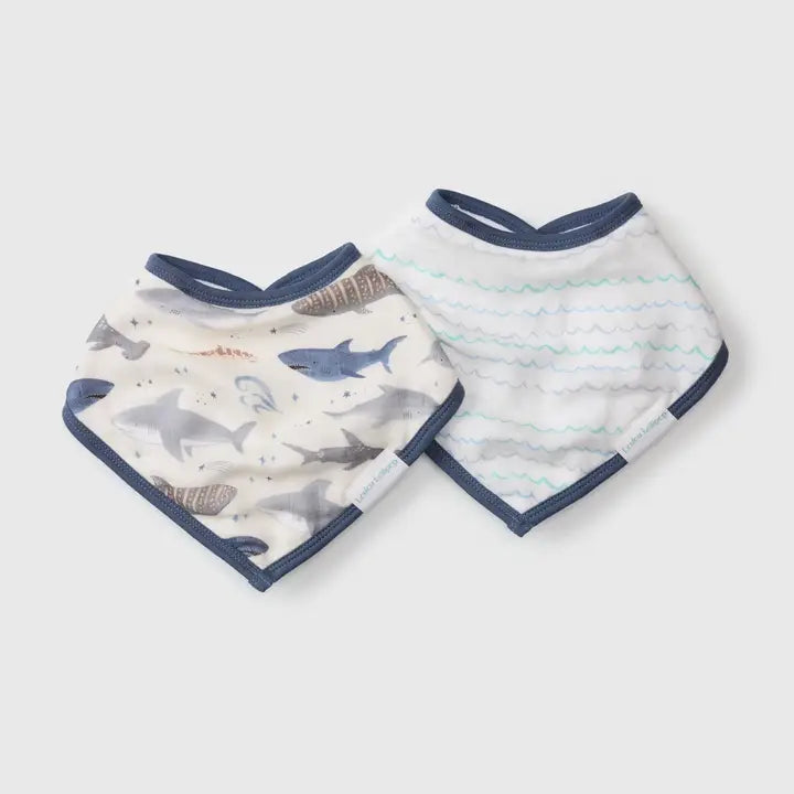 Loulou Lollipop Muslin Bandana Bib Set 2 Pack