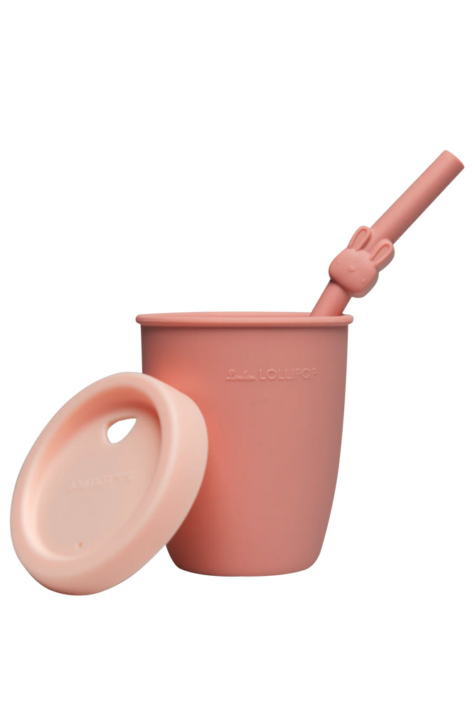 Loulou Lollipop Silicone Cup with Straw