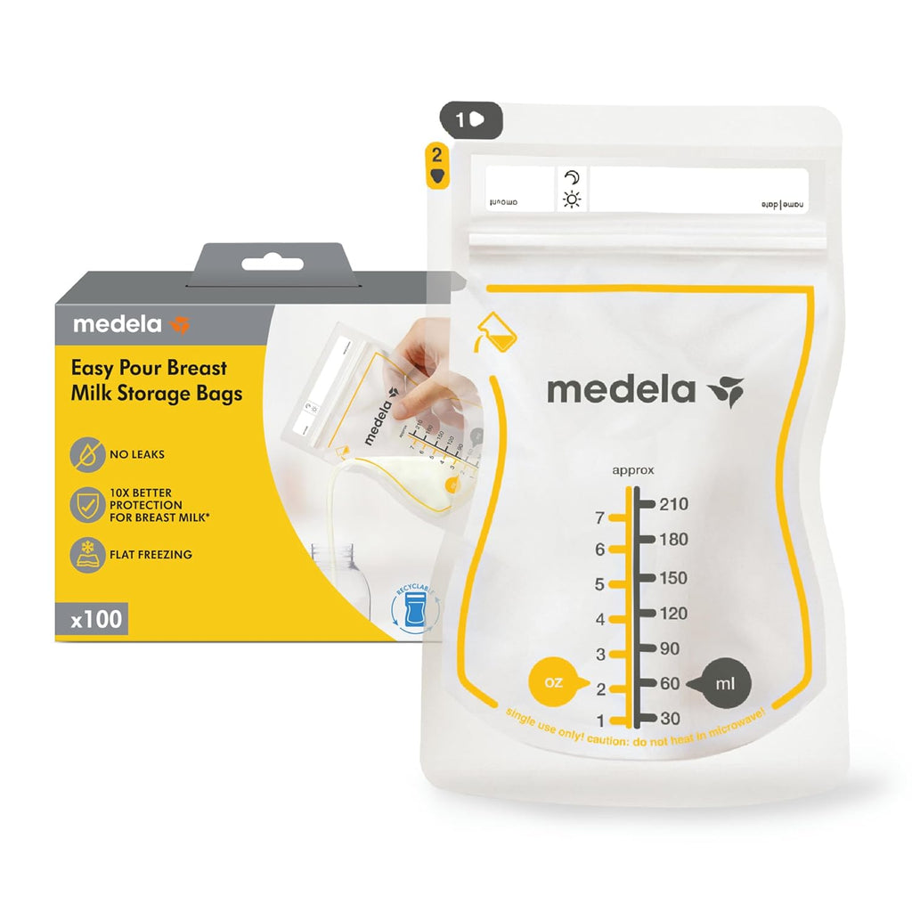 Medela Easy Pour Breast Milk Storage Bags 50ct