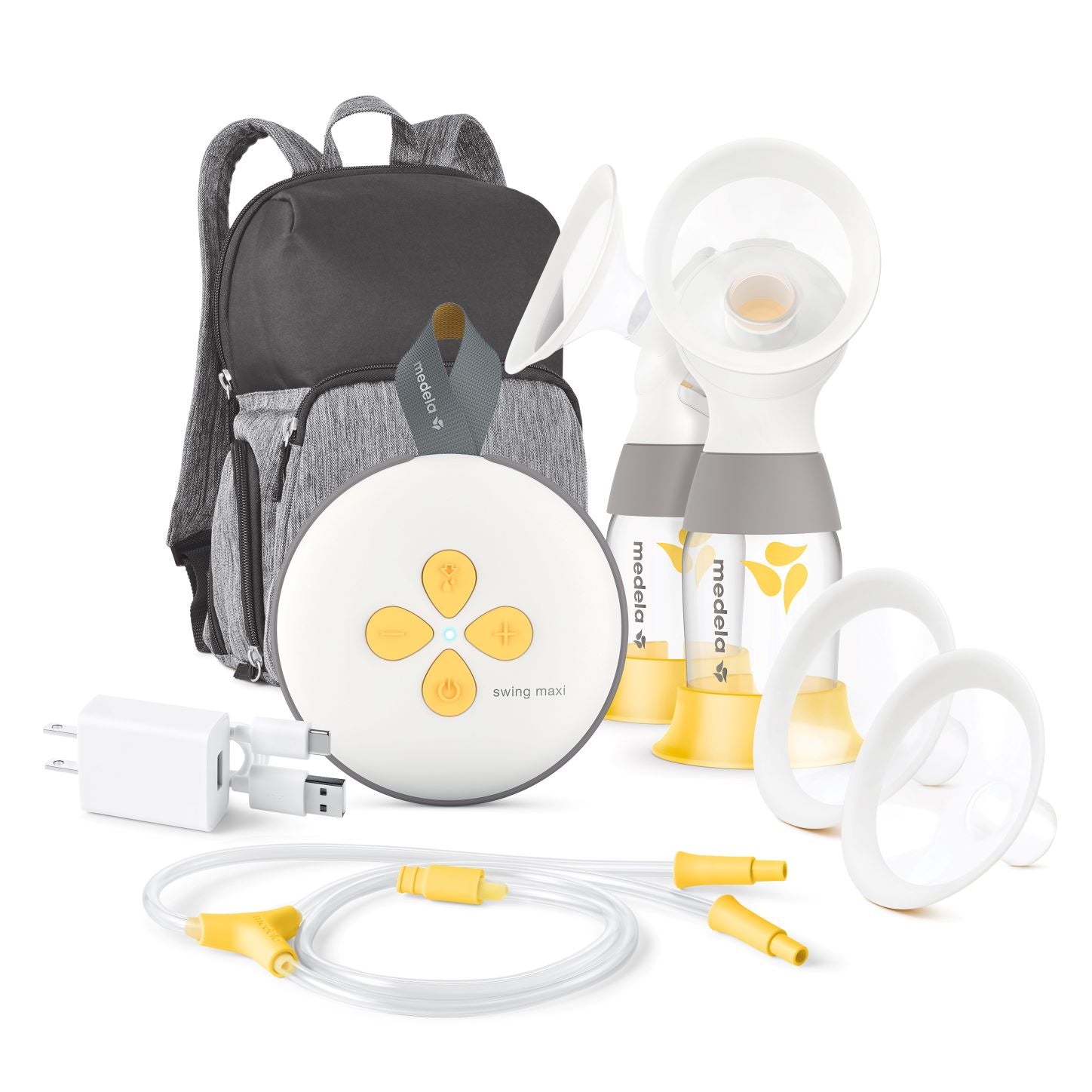 c*2様 medela Swing Maxi 電動搾乳器セット medela Swing Maxi ダブル電動搾乳器 - メルカリ