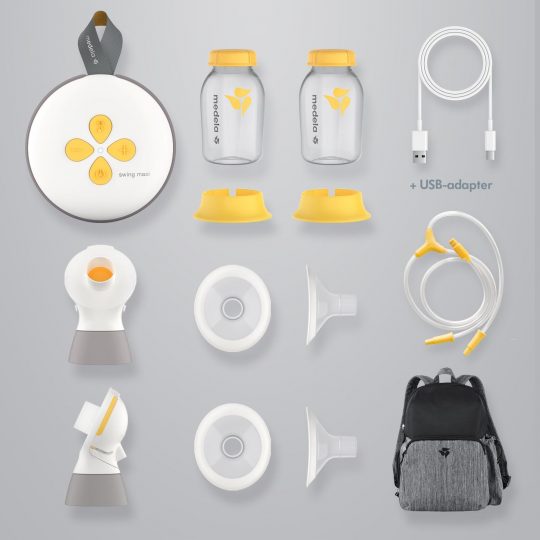 Medela Swing Maxi Double Electric Breast Pump with Carry Bag