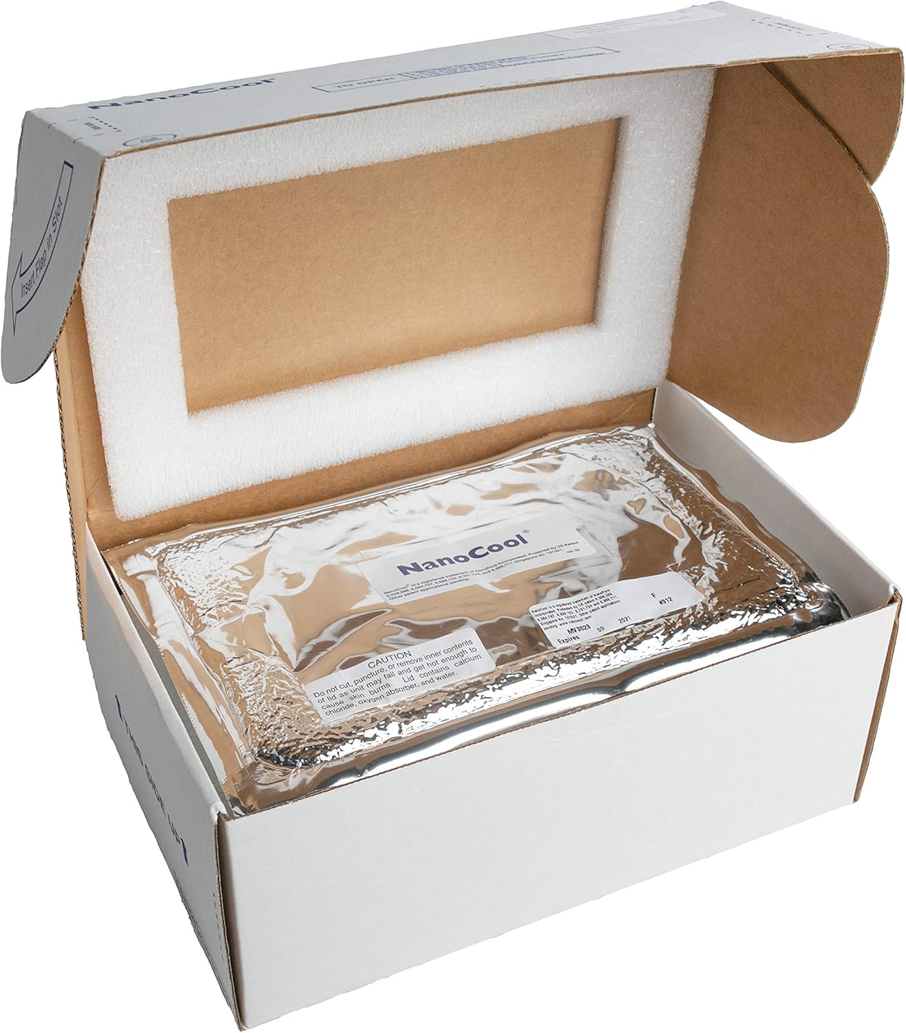 Milk Cooling & Shipping Box with Prepaid Return Mailing Label
