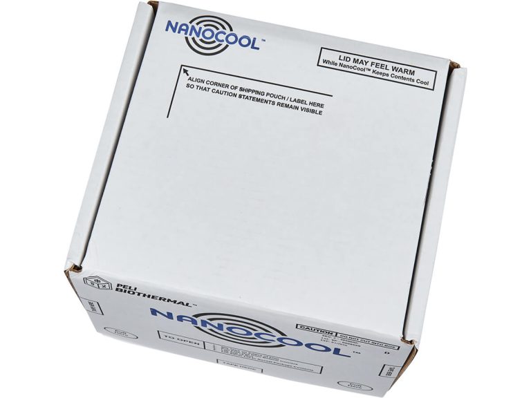 Milk Cooling & Shipping Box with Prepaid Return Mailing Label
