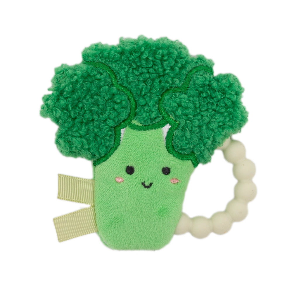 Pearhead Broccoli Crinkle Baby Teether